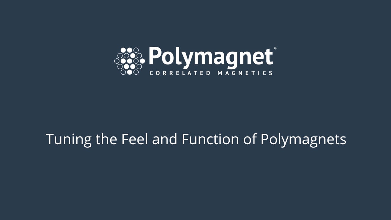 Load video: Polymagnets are fundamentally different from conventional magnets. You can now customize the feel and function of magnets.